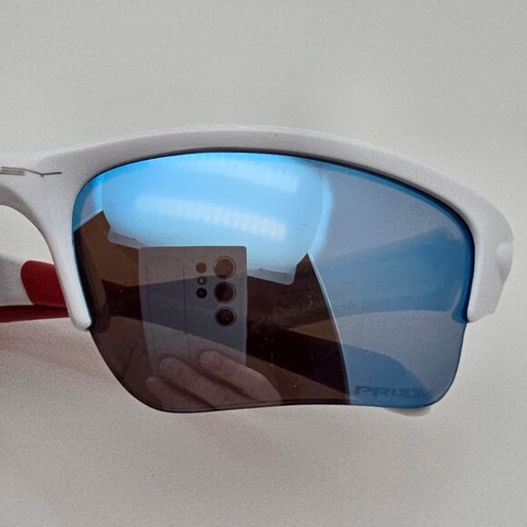 *SOLD* Oakley OO9200-03 Quarter Jacket White Polarized Prizm Deep Sunglasses - Picture 11 of 13